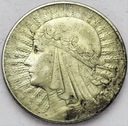 10 zł złotych 1932 Głowa kobiety SREBRO (5)