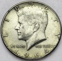 USA 1/2 Dolara Half Dollar 1964 Kennedy SREBRO