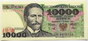 1988 10000 zł złotych Wyspiański, seria BN