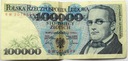 1990 100000 zł złotych Moniuszko seria BW