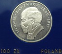 100 zł złotych 1979 Ludwik Zamenhof SREBRO (2)