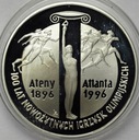 10 zł złotych 1995 100 Lat Igrzysk Ateny Atlanta