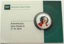10 zł 2014 Kanonizacja Jana Pawła II TAMPONDRUK