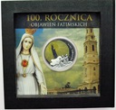 500 Franków Objawienia Fatimskie SREBRO 999 555 sz