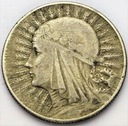 5 zł złotych 1934 Głowa kobiety Polonia SREBRO