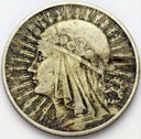 10 zł złotych 1932 Głowa kobiety Polonia SREBRO