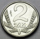 PRÓBA ALUMINIUM 2 złote 1989 B.RZADKA TYLKO 10 szt