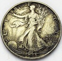1/2 Dolara Half Dollar 1943 Bogini Wolności SREBRO