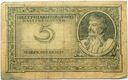 1919 5 mkp Pięć Marek Polskich seria IW Głowacki
