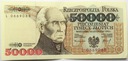 1993 50000 zł złotych Staszic seria L JEDNOLITERO.