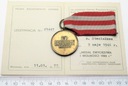 Medal Zwycięstwa I Wolności 1945 + Legitymacja