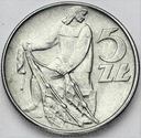 5 zł pięć złotych z Rybakiem 1973 Rybak