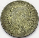 5 zł złotych 1933 Głowa kobiety Polonia SREBRO