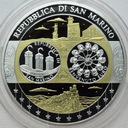 Medal Wspólna Waluta Euro San Marino SREBRO
