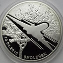 20 zł złotych 2011 Smoleńsk Samolot