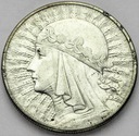10 zł złotych 1932 Głowa kobiety Polonia SREBRO