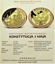 Konstytucja 3 Maja Platerowanie - 2 x ZŁOTO (1)