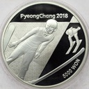 Korea 5000 WON 2018 PyeongChang SREBRO