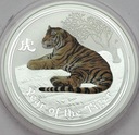 Niue 1 dolar 2010 Rok Tygrysa UNCJA SREBRO