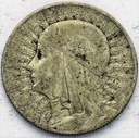 5 zł złotych 1932 Głowa kobiety Polonia SREBRO