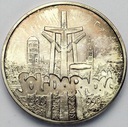 100000 zł złotych 1990 Solidarność TYP A SREBRO