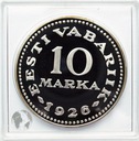 Estonia 10 Marka 1926, SREBRO