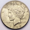 USA 1 dolar 1926 Peace SREBRO