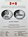 Kanada 1 Dolar 1986 Pacific Express SREBRO