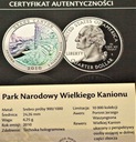 USA 1/4 Dolara 2010 Wielki Kanion SREBRO HOLOGRAM