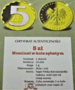 Złote Lata PRL 5 zł, Platerowanie Złoto i Rod