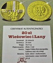 Złote Lata PRL 20 zł Wieżowiec, Platerowanie Złoto