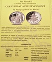 Jan Paweł II VI Pielgrzymka do Polski SREBRO