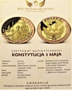 Konstytucja 3 Maja. Platerowanie - 2 x ZŁOTO