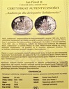 Jan Paweł II Audiencja Solidarności SREBRO