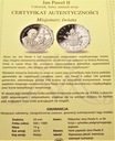 Jan Paweł II Misjonarz Świata SREBRO