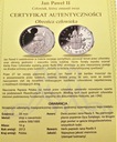 Jan Paweł II Obrońca człowieka SREBRO