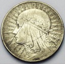 5 zł złotych 1932 Głowa kobiety Polonia SREBRO