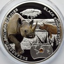 Niue 1 Dolar 2014 SREBRO Nosorożec