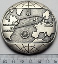 Medal Polska Żegluga Przez Atlantyk 40 Lat SR