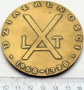 Medal X Lat Muzeum Ruchu Spółdzielczego