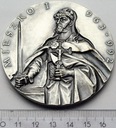 Medal Seria KOSZALIŃSKA Mieszko I Dobrawa SR