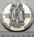 Medal Olga I Włodzimierz I Wielki Święci