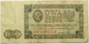 1948 2 zł, dwa złote, seria BW RZADKI