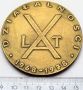 Medal X Lat Działalności Muzeum Ruchu Spółdzielcze