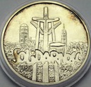100000 zł złotych 1990 Solidarność TYP A SREBRO