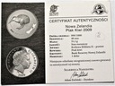 $1 Kiwi Nowa Zelandia 2009 Fabulous Uncja SREBRO