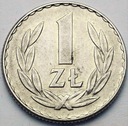 1 zł, jeden złoty 1957 RZADKA BARDZO ŁADNA