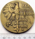 Medal XXX Rocznica Zwycięstwa Pokój Socjalizm