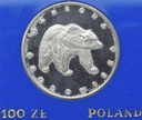 100 zł 1983 Niedźwiedź Ochrona Środowiska