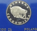 100 zł złotych 1977 Żubr Ochrona Środowiska